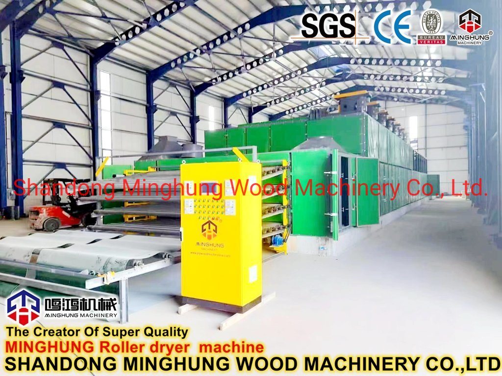 China Linyi Hersteller Furniertrockner Maschine Walzentrockner