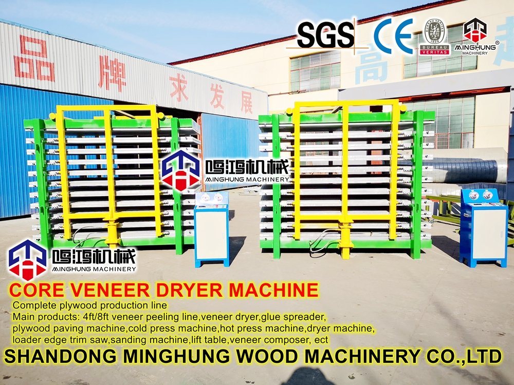 Furnierpresstrocknungsmaschine für die Herstellung von Sperrholzfurnieren