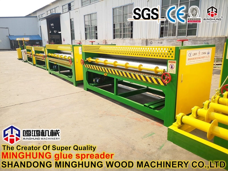 Leimauftragmaschine für die Holzbearbeitung für die Sperrholzherstellung
