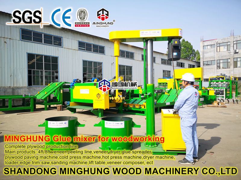 Leimauftragsmaschine für die Sperrholzherstellungsmaschine