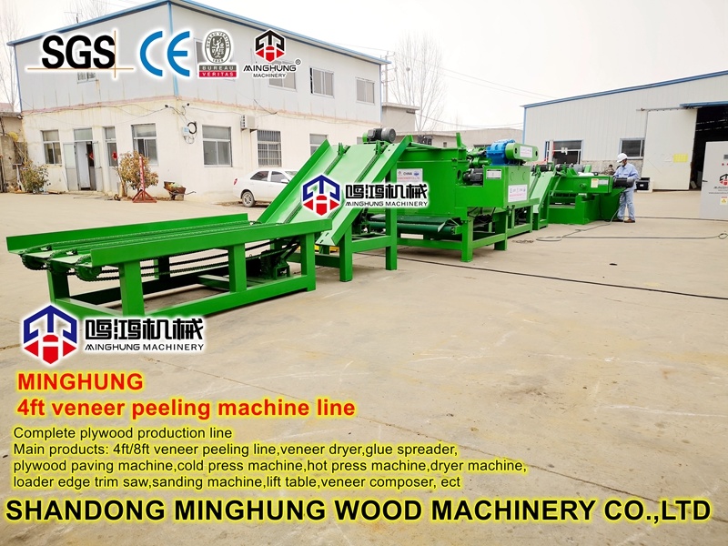 Holzbearbeitungsmaschinen Sperrholz Produktionslinie