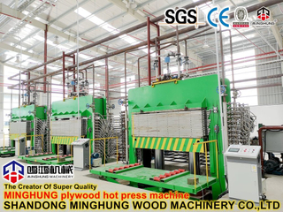 Holzbearbeitungsplatte Sperrholz Heißpressmaschine