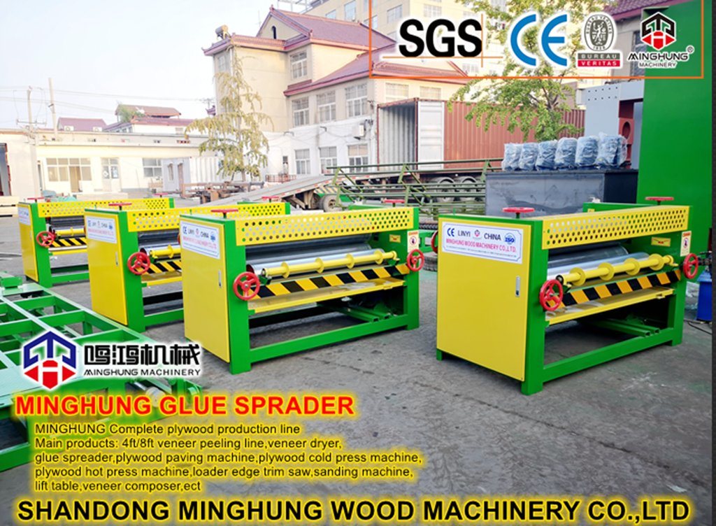 Holzbearbeitungsmaschine zur Herstellung von Sperrholzplatten