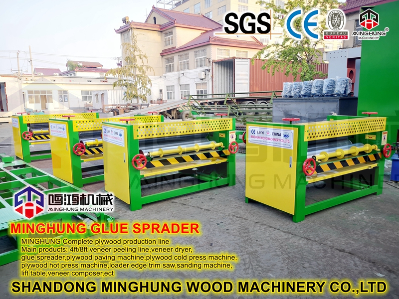 Leimauftragsmaschine für Sperrholz