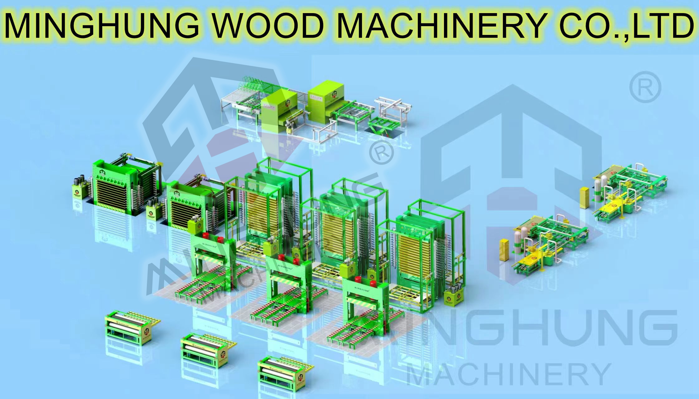 China MINGHUNG Sperrholzmaschine