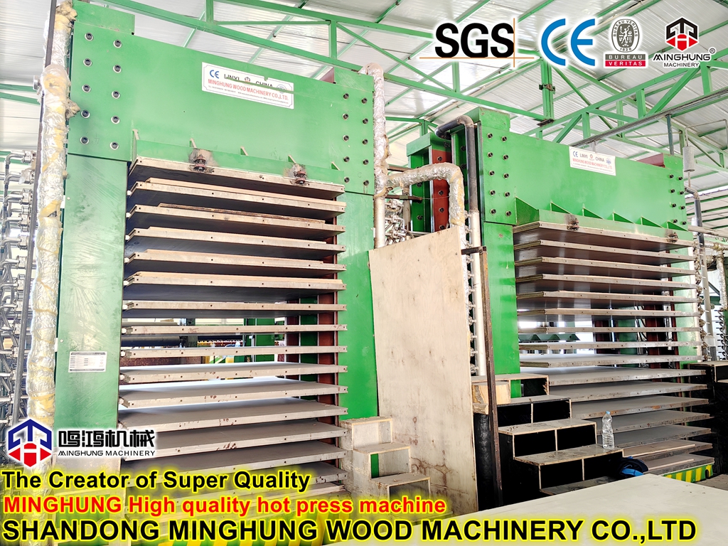 1700*2200mm Sperrholz-Heißpressmaschine aus China
