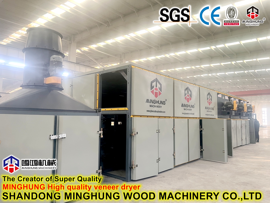 Furniertrockner mit Edelstahlgewebe