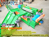Holzschälmaschine Holzentrindungsmaschine mit Crasher