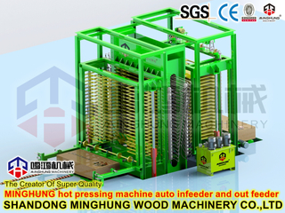 Hochdruck-Heißpressmaschine für Melaminplatten für die Herstellung von Melaminsperrholz