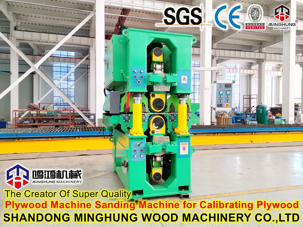 Sperrholzschleifmaschine zum Kalibrieren von Sperrholz