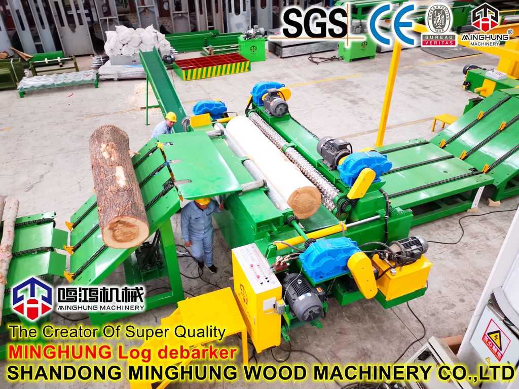  Hochleistungs-Holzrindenentfernungsmaschine: Baumstamm-Entrindungsmaschine / Baumstammschäl-Rundmaschine zum Schälen von Baumstämmen 
