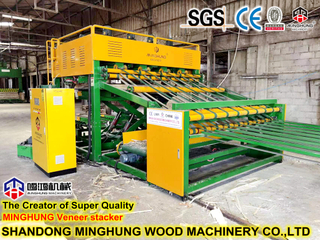 Vakuumsaugstapler für ultradünnes Furniersperrholz