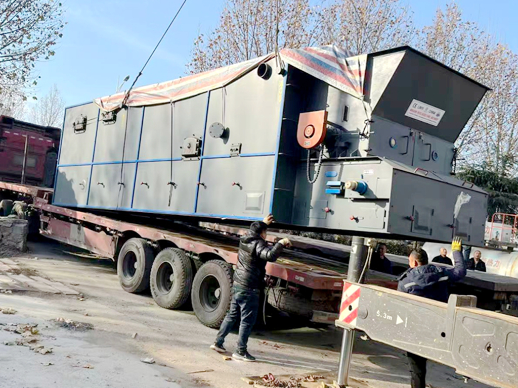 Lieferung eines W&auml;rmetr&auml;ger&ouml;lkessels. 