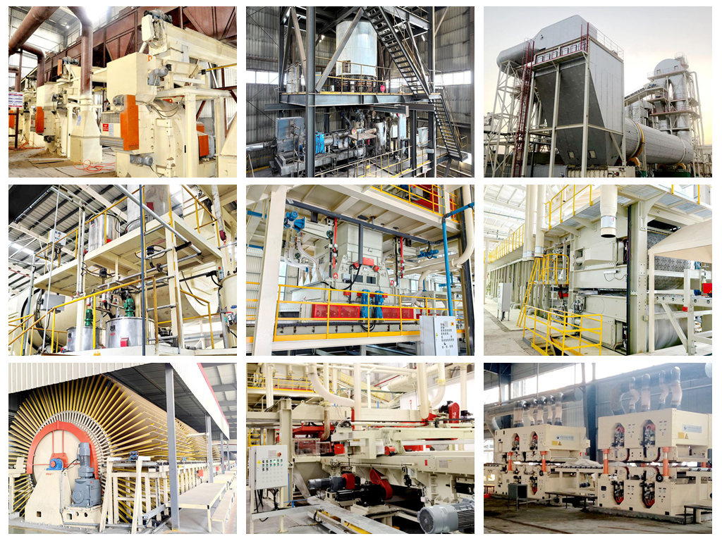 MDF -Produktionslinie 