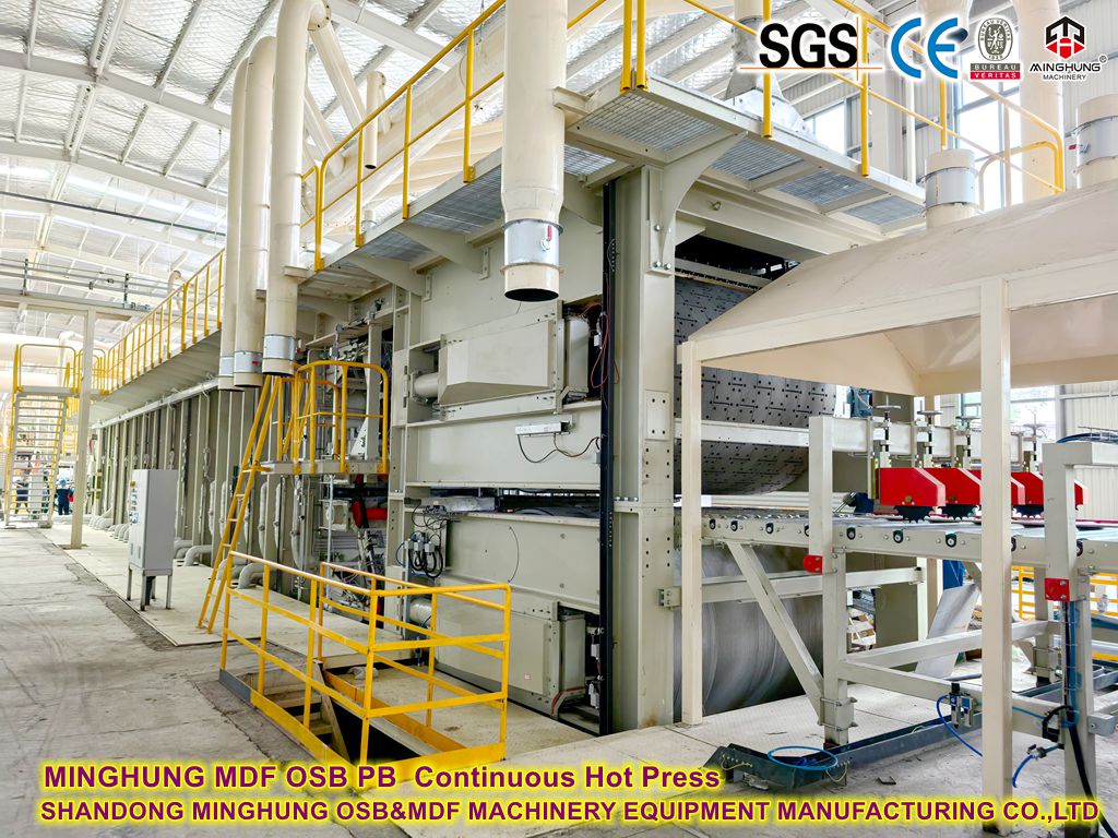 MINGHUNG MDF OSB PB PB Continuous Hot Press