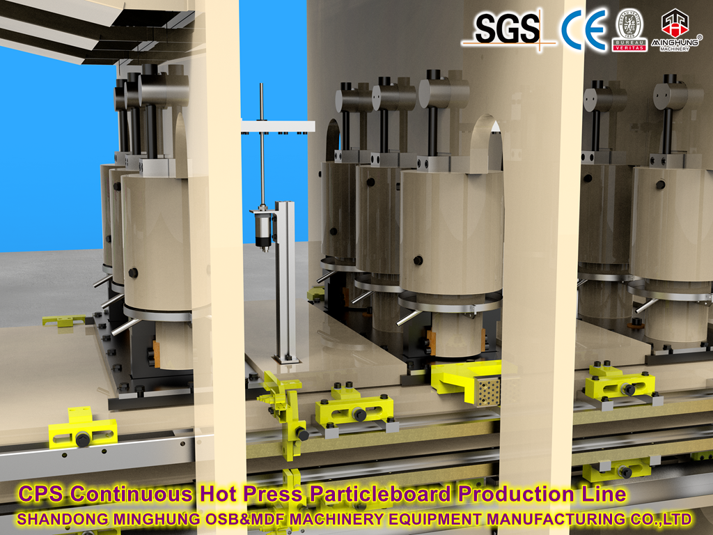 CPS kontinuierliche Hot Press OSB -Produktionslinie