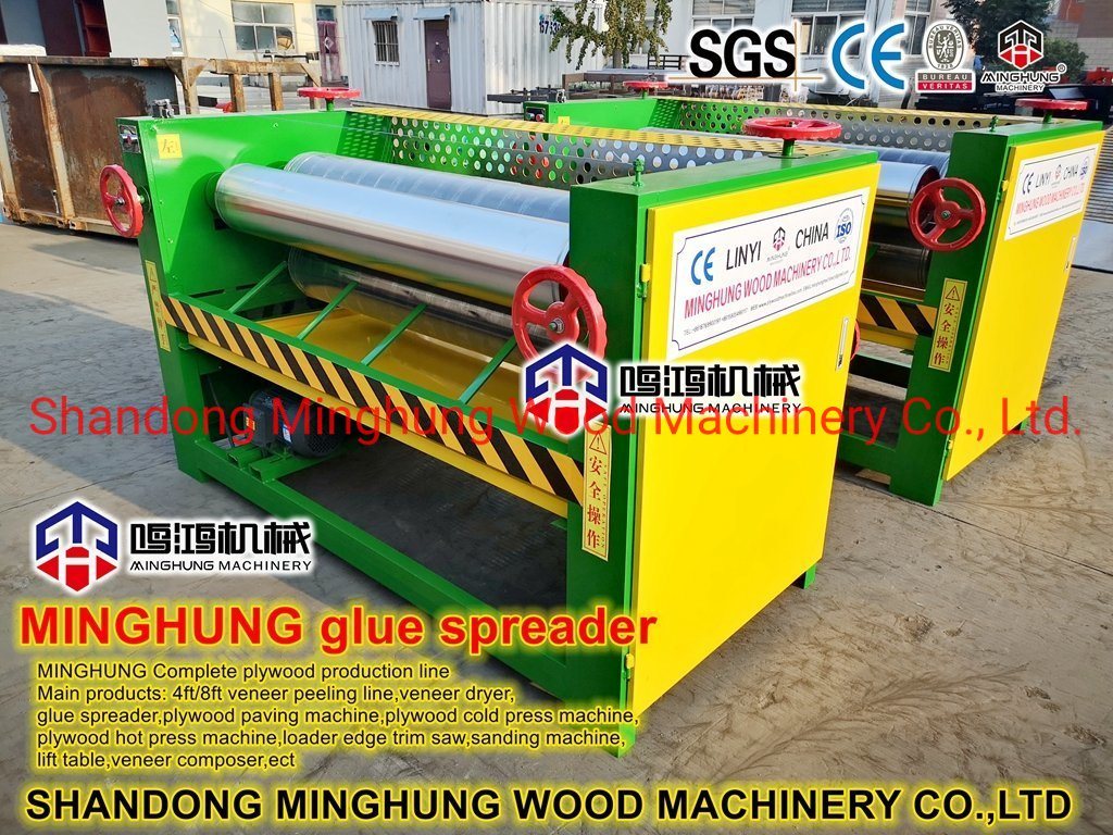 Leimauftragmaschine für Sperrholzplatten für die Holzbearbeitungsmaschine zur Herstellung von Sperrholz