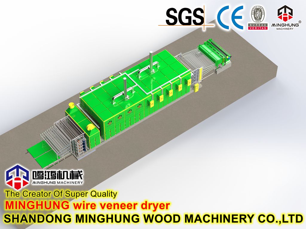 Kernfurniertrockner-Trocknungsmaschine für die Sperrholzproduktionslinie
