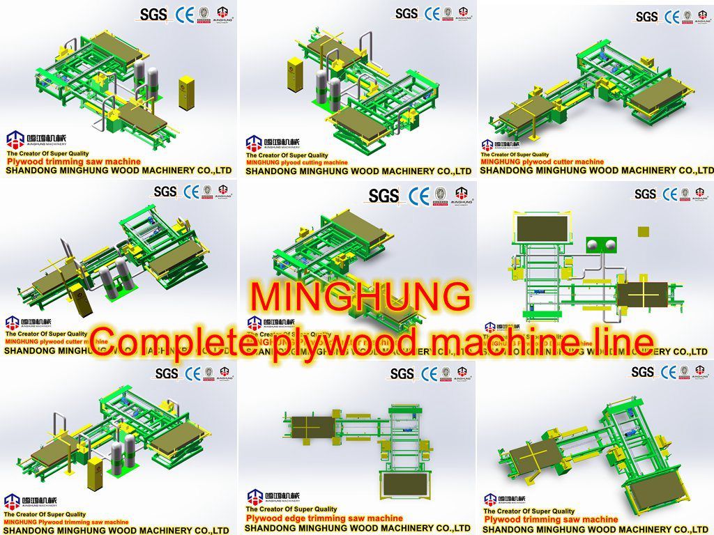 Kantenschneidemaschine für die Sperrholzproduktion