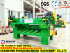 China Wood Log Bark Rounding Debarker Machine mit Abfallzerkleinerer