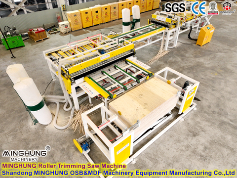 Vierkant-Sperrholz-Besäumsägemaschine verfügbar für MDF-HDF-Sperrholz-/Möbelfabrik mit CE/SGS