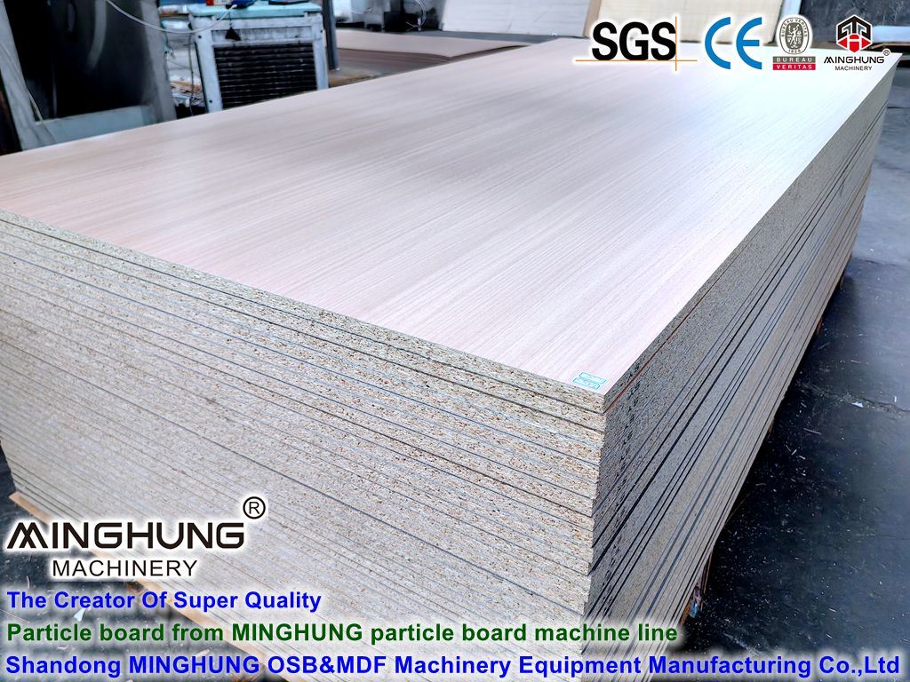 Partikettsprodukt aus China Minghung Wood Board Produktionslinie