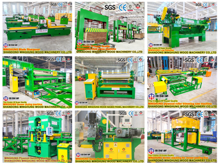 Hocheffizientes Furnierschälen für die Sperrholzproduktionslinie