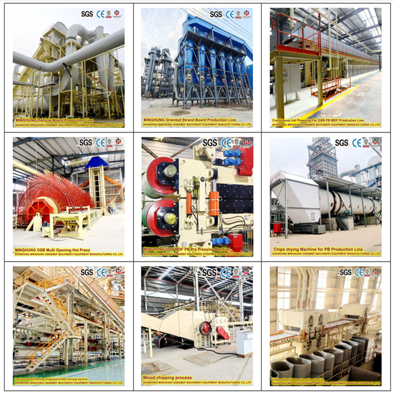 China Chipboard OSB MDF Produktionslinie 
