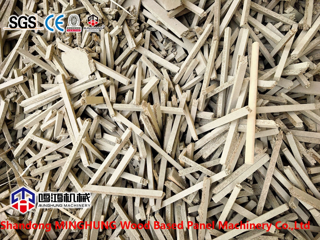 Schnittholzreste aus Spanplatten