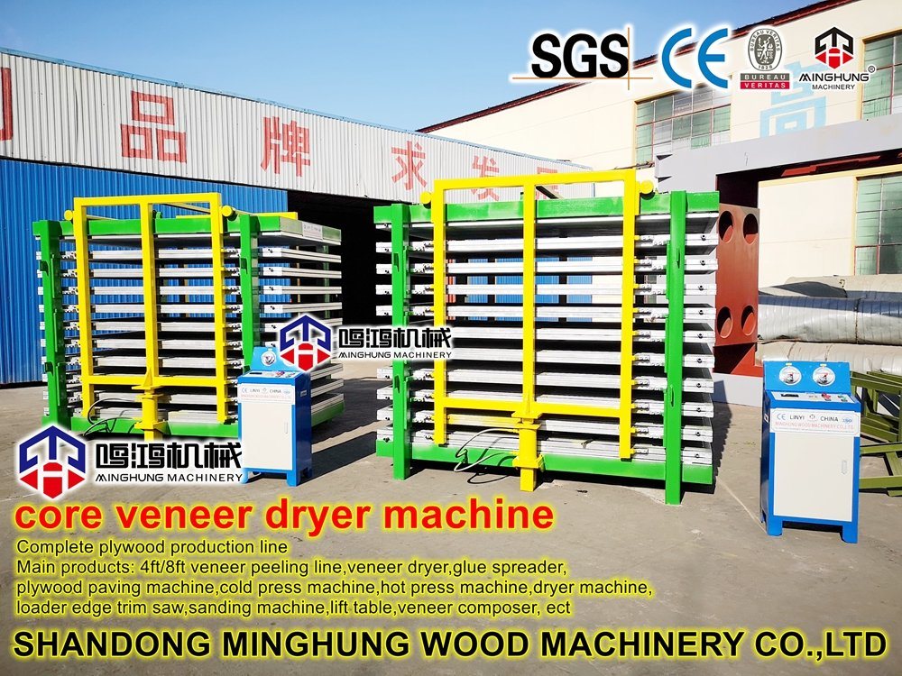 Furniertrocknermaschine für die Sperrholzproduktion