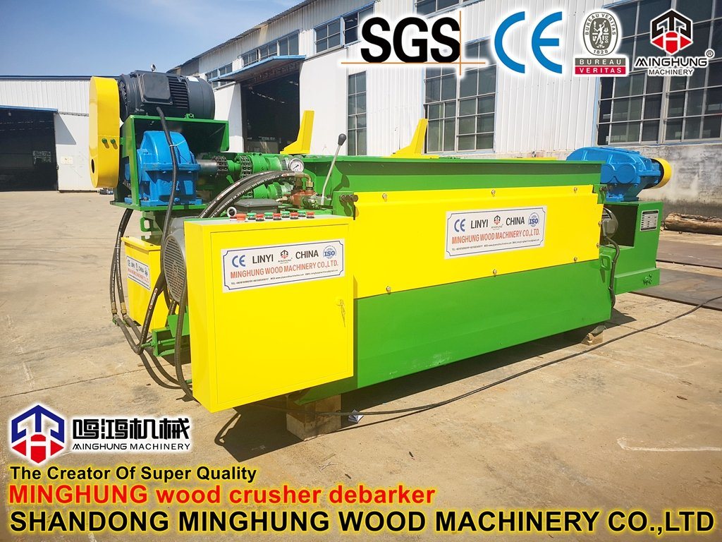4feet Tree Peeling Machine Log Debarker für die Produktionslinie für Sperrholzfurniere