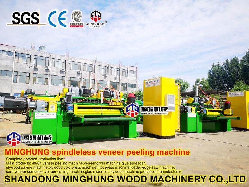 Holzbearbeitungsmaschine für Furnierkernschälmaschine
