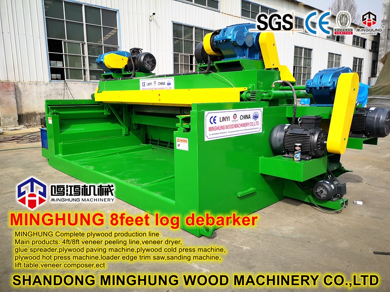 Furnier-Produktionslinie Holz-Entrindungsmaschine