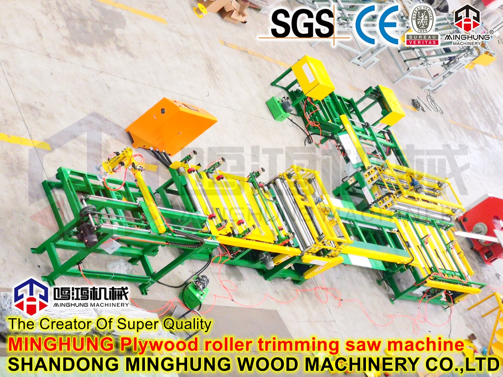 OSB-MDF-Spanplatten-Sperrholz-Schneidemaschine, Sperrholz-Kantenschneidemaschine für Holzarbeiten, 4 x 8 Fuß, vollautomatische Kantenschneidemaschine