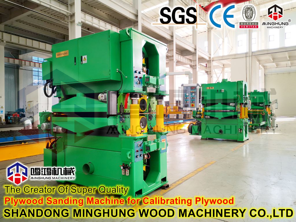 Schwere doppelseitige Sperrholz-Kalibriermaschine von Minghung Machinery 