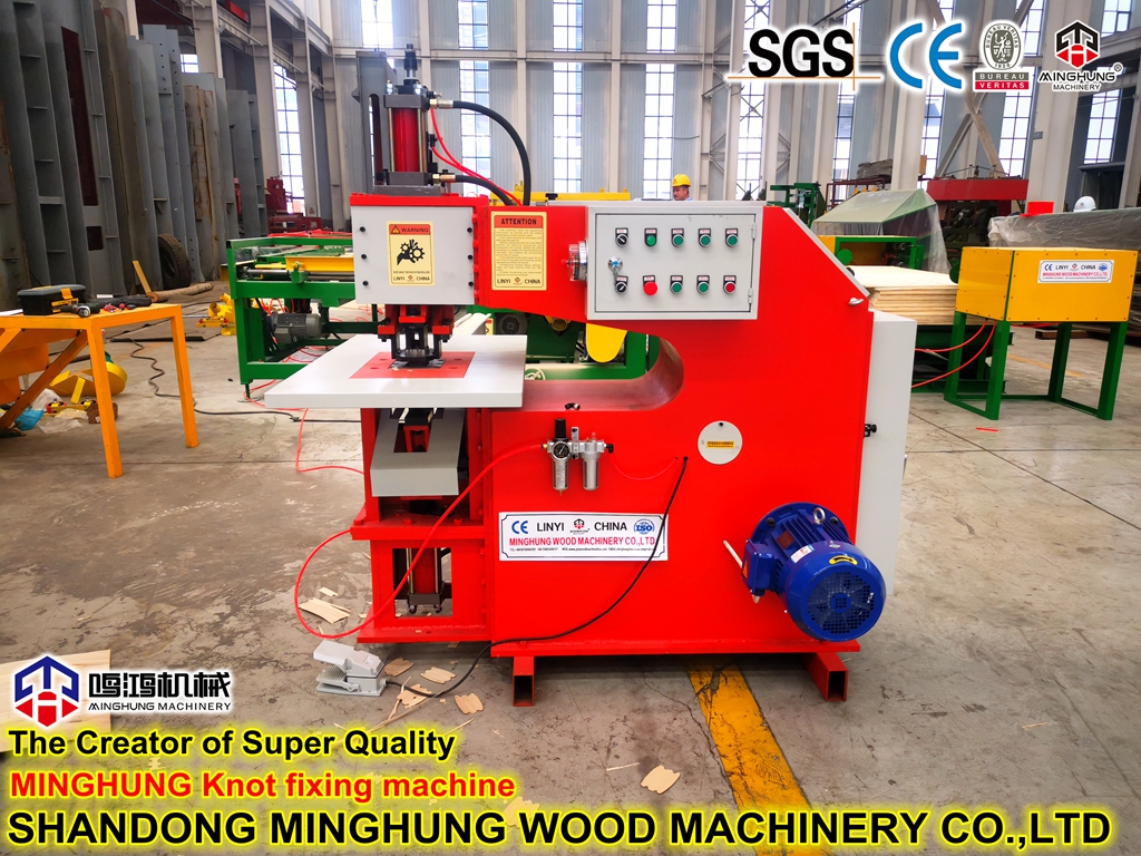 Furnierflickenmaschine