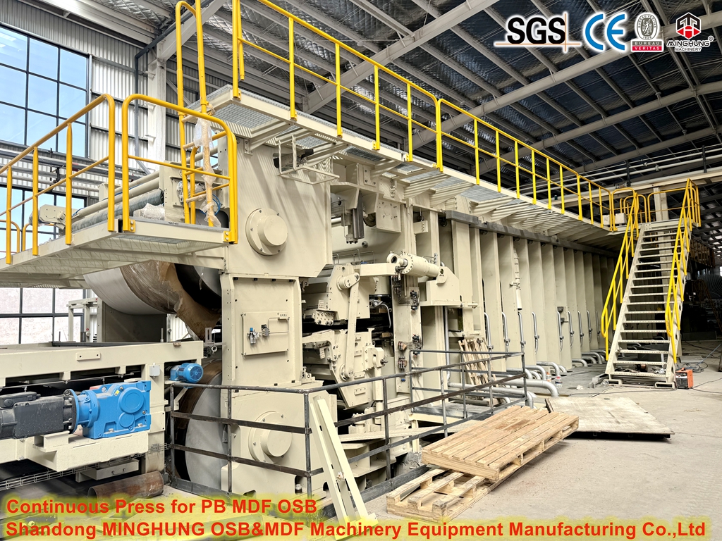 Kontinuierliche flache heiße Presse für PB MDF OSB -Produktion