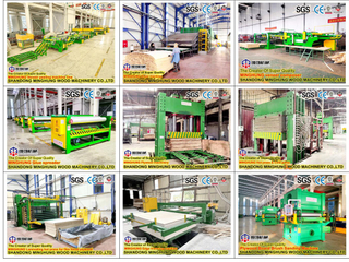 Maschine zur Herstellung von Öko-Sperrholz in Möbelqualität