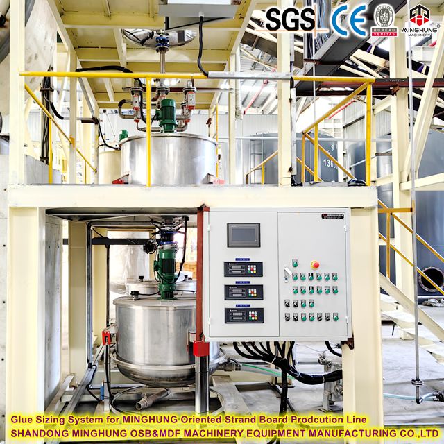 Klebergr&ouml;&szlig;ensystem f&uuml;r orientierte Strangplatine Prodcution Line