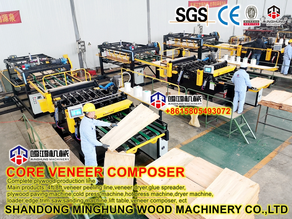 Furnierzusammensetzmaschine