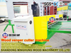 Holzbearbeitungsmaschine Furniermaschine mit Schneidemaschine