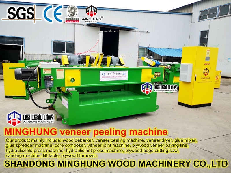 Automatische Schälmaschine für Holzbearbeitungssperrholzfurniere