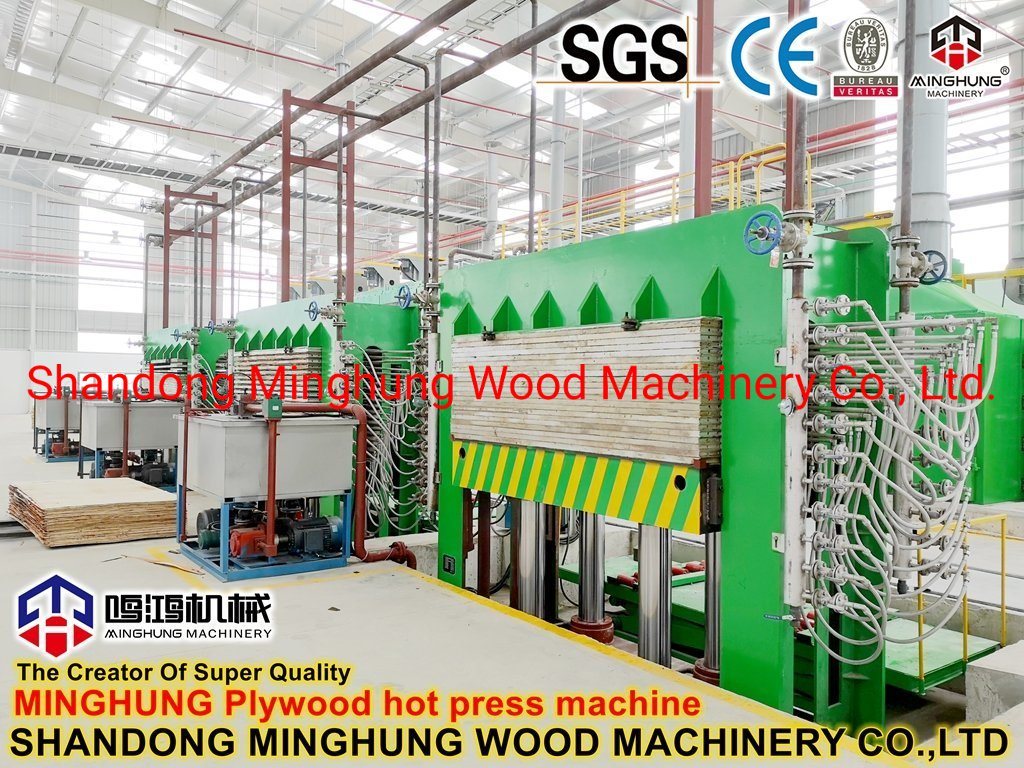Sperrholz-Heißpressmaschine für die Herstellung von Holzbearbeitungsplatten