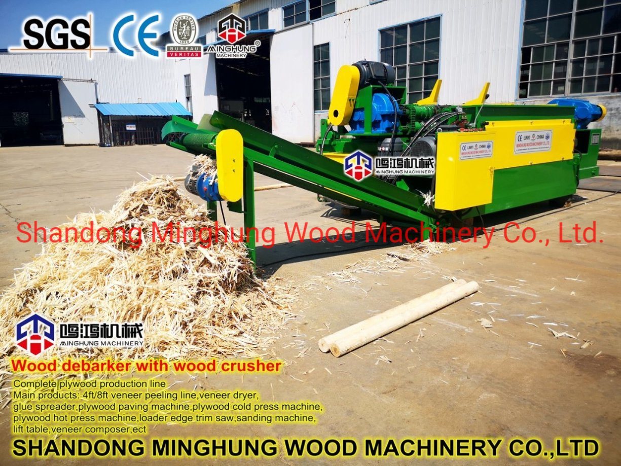 Baumentfernungsmaschine mit Holzbrecher