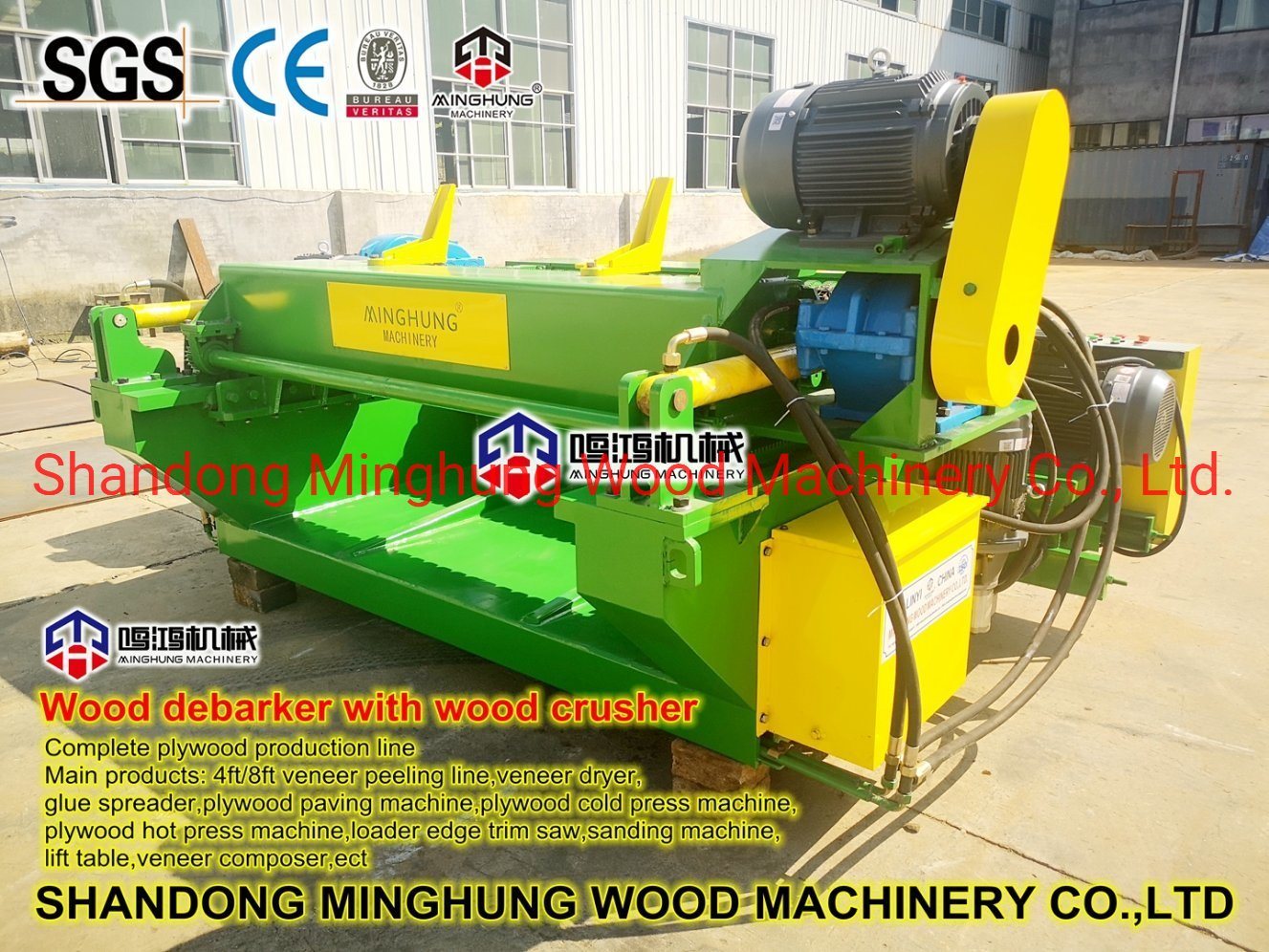 Holzentrindungsmaschine Log Sheling Machine