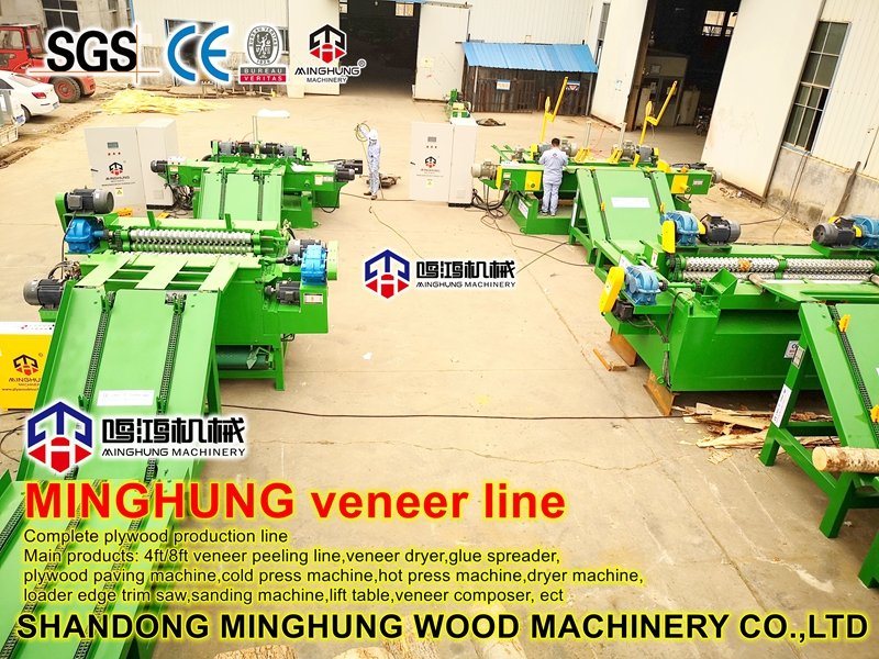 4feet Furniermaschine Log Peeling Slicing Machine