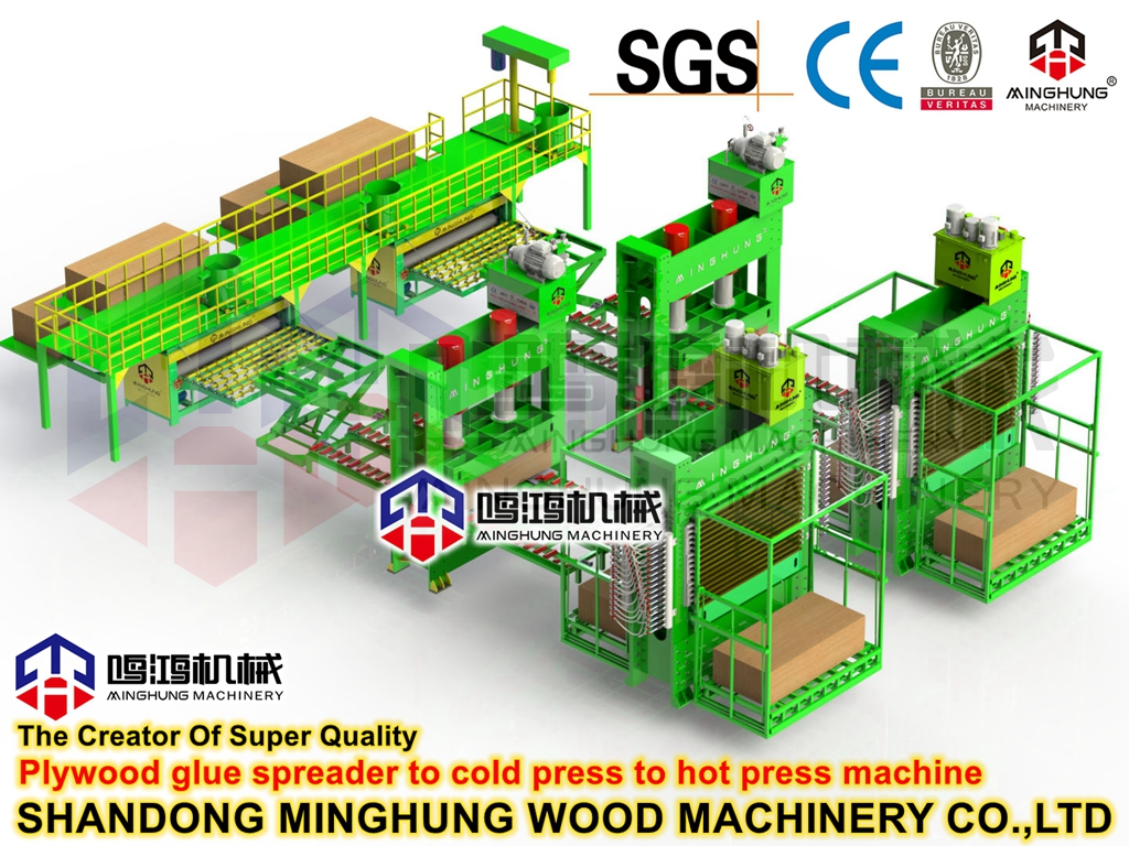 China Press Machine Heißpresse zur Herstellung von gutem Sperrholz