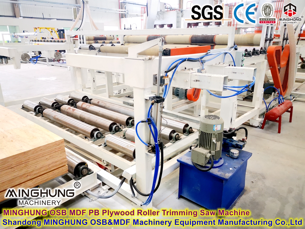 MINGHUNG PB OSB MDF-Rollen-Besäumsägemaschine