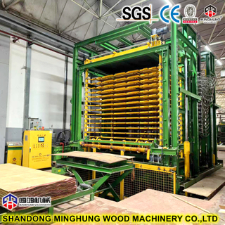 China MINGHUNG Sperrholz Hot Press mit Auto Loader & Unlader