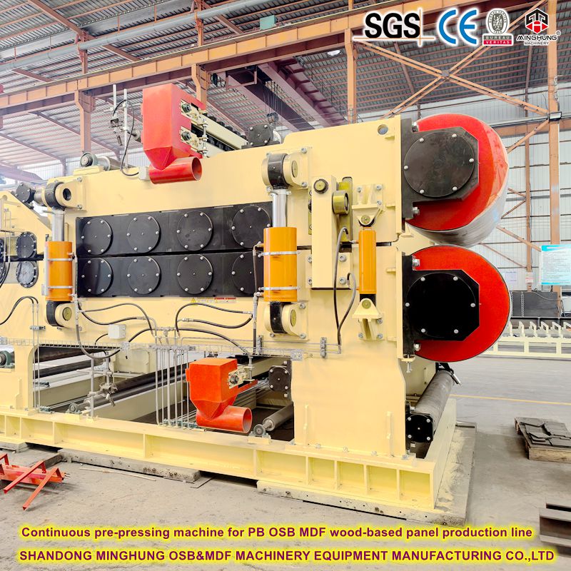 Kontinuierliche Vordrückungsmaschine für PB OSB-Holzbasis-Panelproduktionslinie